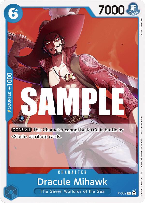 Dracule Mihawk [Sealed Battle Kit Vol. 1] (One Piece Promotion Cards)(P-052)(PR)