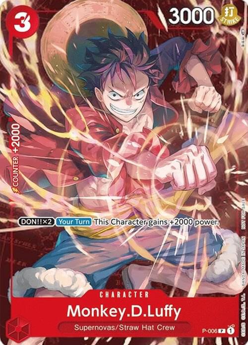 Monkey.D.Luffy - P-006 [Retail Promo] (One Piece Promotion Cards)(P-006)(PR)