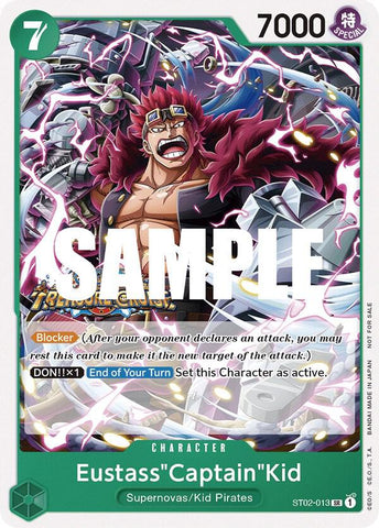 Eustass"Captain"Kid [Tournament Pack Vol. 5] (One Piece Promotion Cards)(ST02-013)(SR)