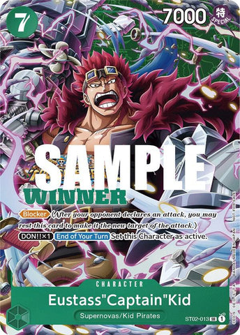 Eustass"Captain"Kid [Winner Pack Vol. 5] [Foil] (One Piece Promotion Cards)(ST02-013)(SR)