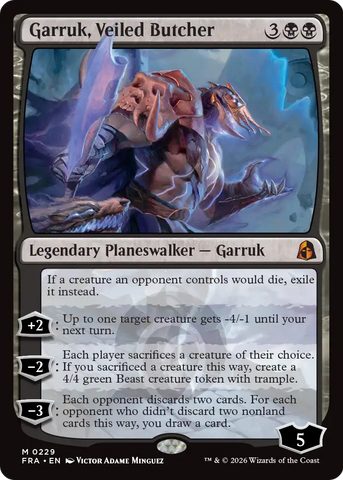 Garruk, Veiled Butcher (Reality Fracture)(FRA-229)(M)