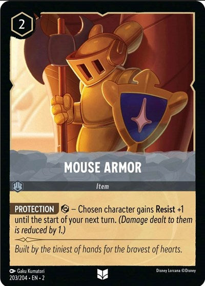 Mouse Armor - Cold Foil (Rise of the Floodborn)(2-203/204)(U)