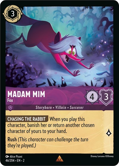 Madam Mim - Fox - Cold Foil (Rise of the Floodborn)(2-046/204)(R)