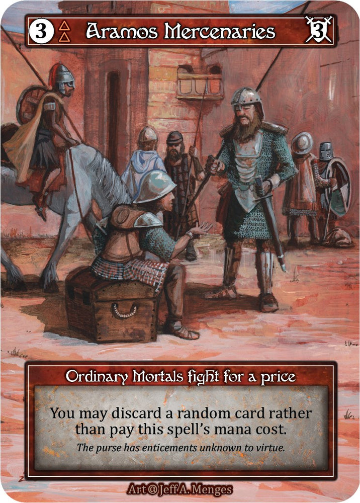 Aramos Mercenaries (Foil) [Alpha]