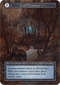 Evil Presence - Foil (Alpha)(EX)