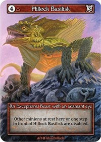 Hillock Basilisk - Foil (Alpha)(EX)
