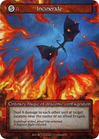 Incinerate (Alpha)(OR)