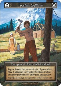 Frontier Settlers - Foil (Alpha)(EX)