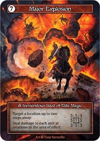 Major Explosion - Foil (Alpha)(EL)