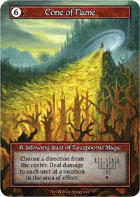 Cone of Flame - Foil (Alpha)(EX)