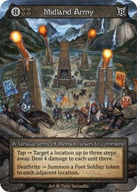 Midland Army - Preconstructed Deck Version (Alpha)(UQ)