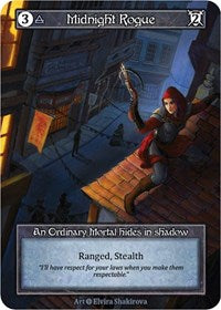 Midnight Rogue - Foil (Alpha)(OR)