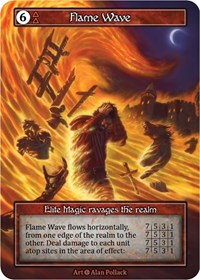 Flame Wave - Foil (Alpha)(EL)