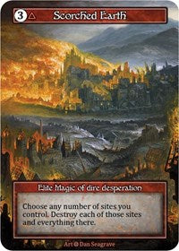 Scorched Earth - Foil (Alpha)(EL)