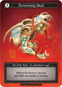 Screaming Skull - Foil (Alpha)(EL)