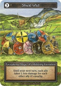 Shield Wall - Foil (Alpha)(EX)