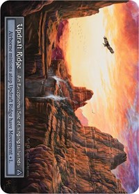 Updraft Ridge - Foil (Alpha)(EX)