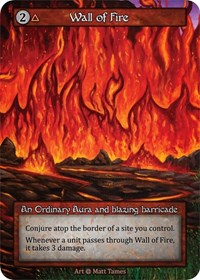 Wall of Fire (Alpha)(OR)