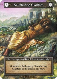 Slumbering Giantess - Foil (Alpha)(EX)