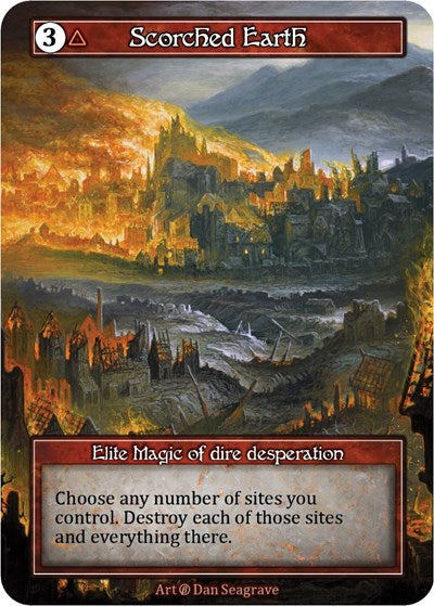 Scorched Earth - Foil (Beta)(EL)