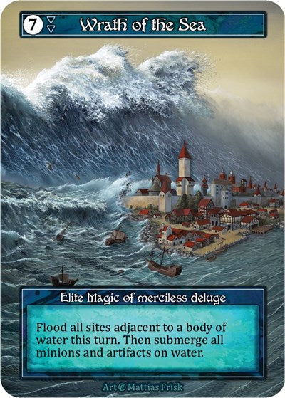 Wrath of the Sea - Foil (Beta)(EL)