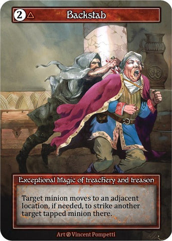 Backstab - Foil (Beta)(EX)
