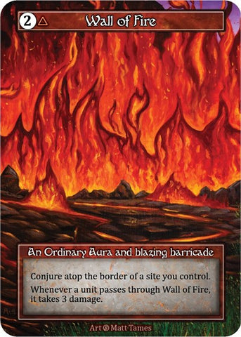 Wall of Fire - Foil (Beta)(OR)