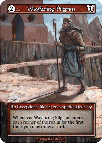 Wayfaring Pilgrim - Foil (Beta)(EX)