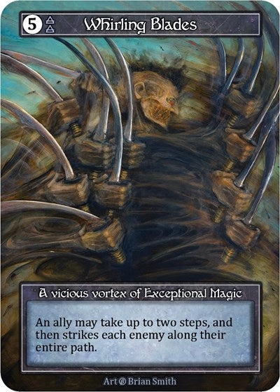 Whirling Blades - Foil (Beta)(EX)