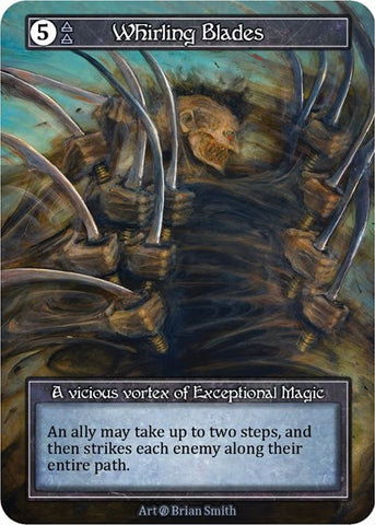 Whirling Blades - Foil (Beta)(EX)