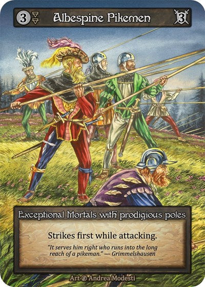Albespine Pikemen (Beta)(EX)