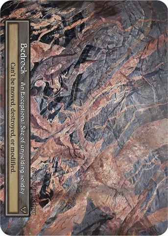 Bedrock - Foil (Beta)(EX)