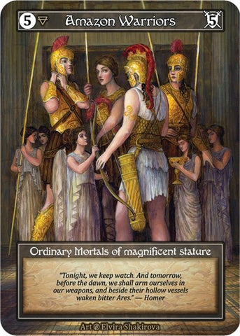 Amazon Warriors - Foil (Beta)(OR)