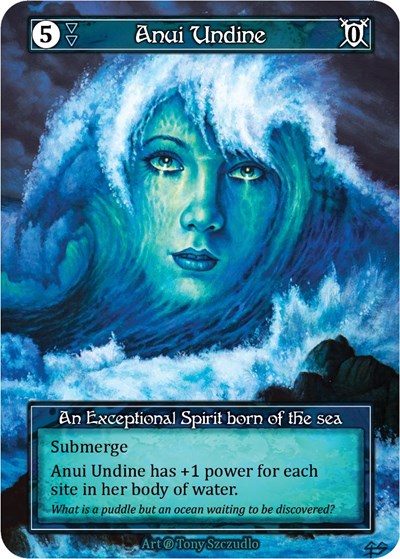 Anui Undine - Foil (Beta)(EX)