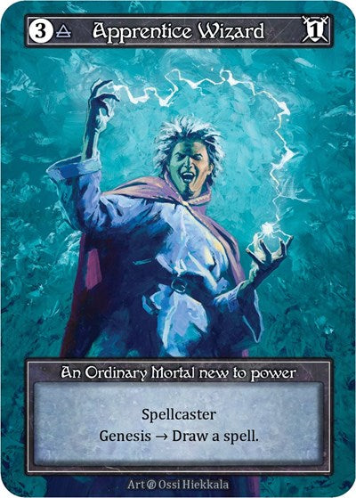 Apprentice Wizard - Foil (Beta)(OR)