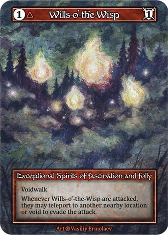 Wills-o'-the-Wisp - Foil (Beta)(EX)