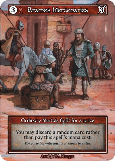 Aramos Mercenaries - Foil (Beta)(OR)