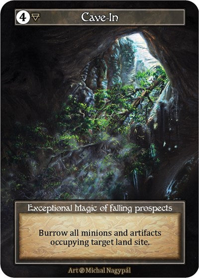 Cave-In - Foil (Beta)(EX)