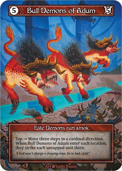 Bull Demons of Adum - Foil (Beta)(EL)