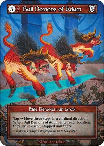 Bull Demons of Adum - Foil (Beta)(EL)