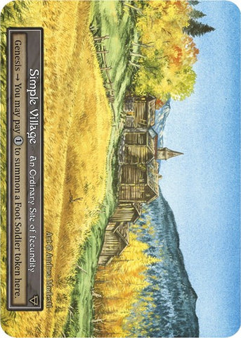 Simple Village - Foil (Beta)(OR)