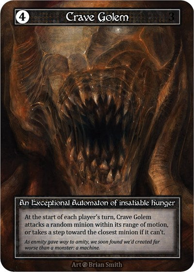 Crave Golem - Foil (Beta)(EX)