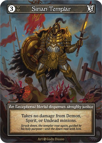 Sirian Templar - Foil (Beta)(EX)