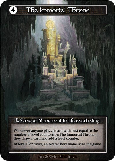 The Immortal Throne - Foil (Beta)(UN)