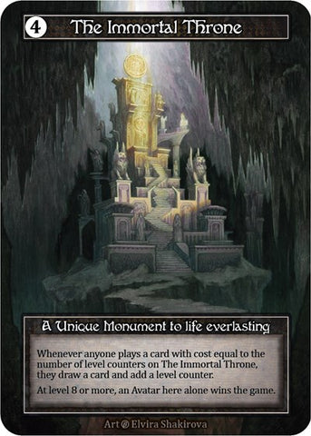 The Immortal Throne - Foil (Beta)(UN)