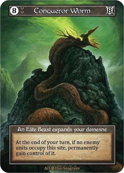 Conqueror Worm - Foil (Beta)(EL)