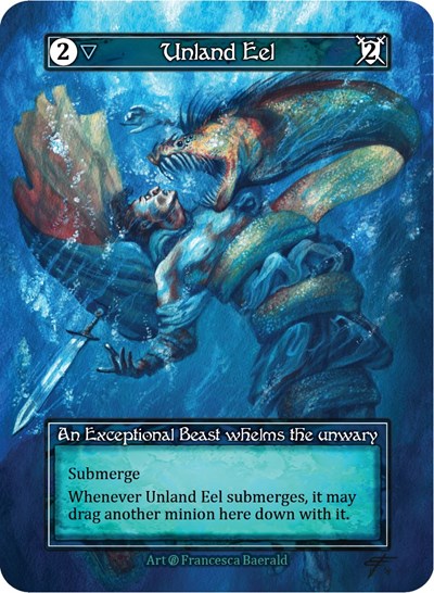 Unland Eel - Foil (Beta)(EX)