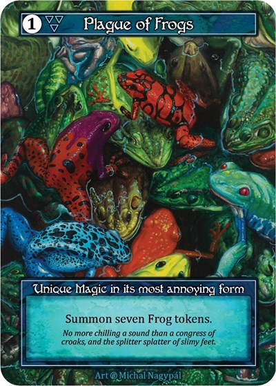 Plague of Frogs - Foil (Beta)(UN)