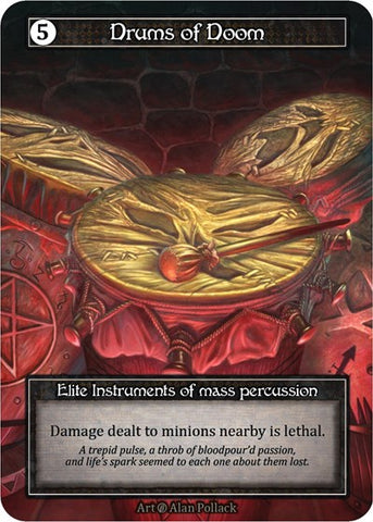 Drums of Doom - Foil (Beta)(EL)