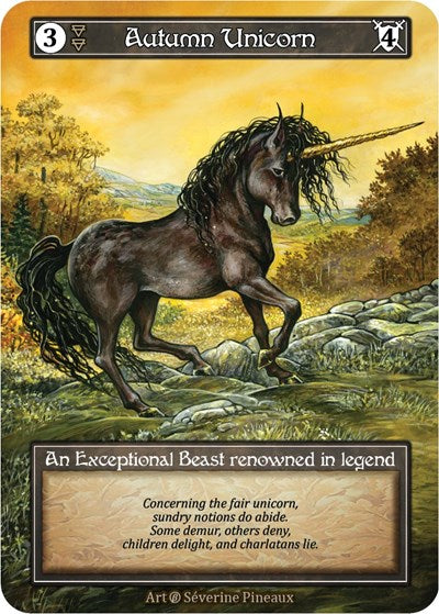 Autumn Unicorn - Foil (Beta)(EX)